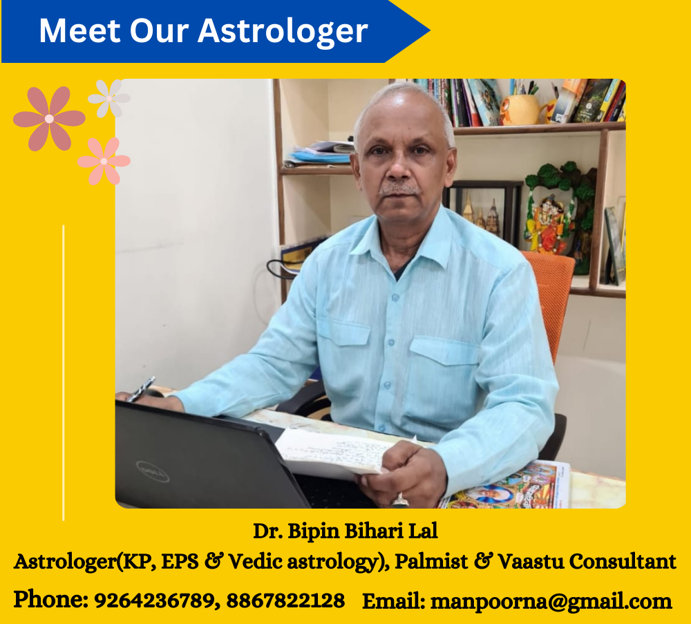 Dr. Bipin Bihari Lal, Jyotish and Vaastu consultant